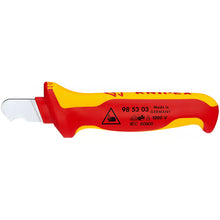 Load image into Gallery viewer, VDE Stripping Knife with Solid Hook Blade