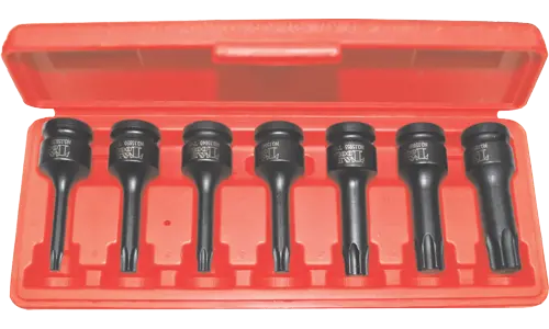 1/2" Drive Torx Impact Bit Socket Set - 7 Piece