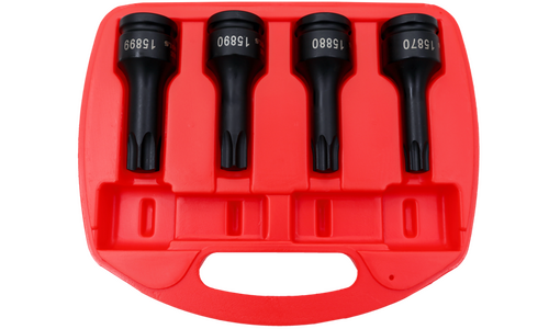 3/4" Drive Torx Impact Bit Socket Set 4 Piece