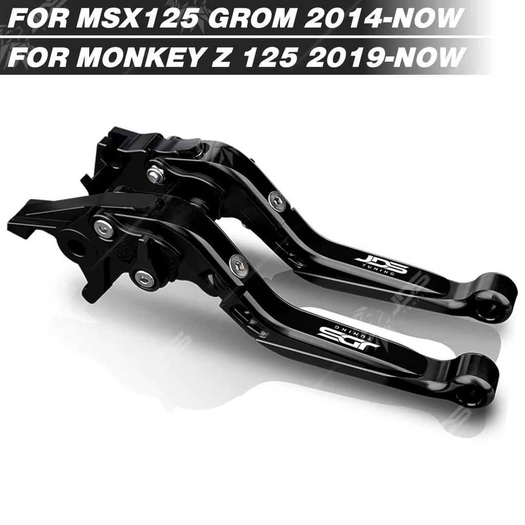 For Honda MSX 125 GROM 125/MONKEY Z 125 Clutch Lever Brake Lever Set Foldable Adjustable Handle Levers Motor Accessories Parts / Bl