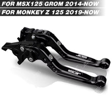 Load image into Gallery viewer, For Honda MSX 125 GROM 125/MONKEY Z 125 Clutch Lever Brake Lever Set Foldable Adjustable Handle Levers Motor Accessories Parts / Bl