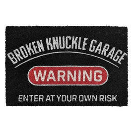 Broken Knuckle Garage Doormat