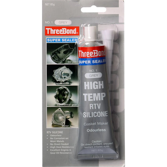 ThreeBond High Temperature RTV Silicone Liquid Gasket No 1 85g Grey