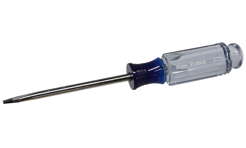 6 x 100mm Slotted Acetate Screwdriver
