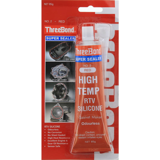 ThreeBond High Temperature RTV Silicone Liquid Gasket No 2 85gm Red