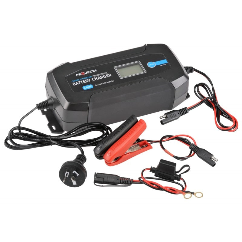 12V 8 Stage Battery Charger - 8.0A