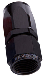 '-20AN TAPER SERIES STRAIGHT HOSE END BLACK