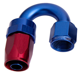 '-20AN TAPER SERIES 180 DEGREE HOSE END BLUE