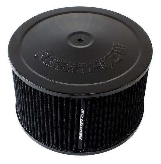 Aeroflow - Black Air Filter Assembly 9" x 5", 5-1/8" neck - AF2251-1365