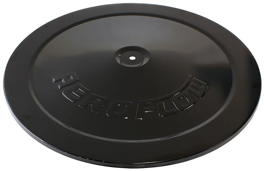 Aeroflow - Air cleaner Top Plate Only Suit 14" O.D Filter, Steel Black - AF2251-1422