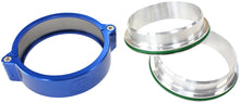 Load image into Gallery viewer, 2.0" BILLET INTERCOOLER CLAMPSQUICK CONNECT BLUE CLAMP