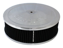 Load image into Gallery viewer, 9" X 2-3/4" AIR CLEANER ASSY5-1/8" NECK, CHROME, COTTON