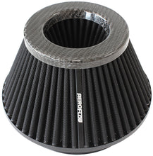 Load image into Gallery viewer, 6" CARBON INVERTED TAPERED 7.6 / 4.7" O.D, 4" HIGH BLACK