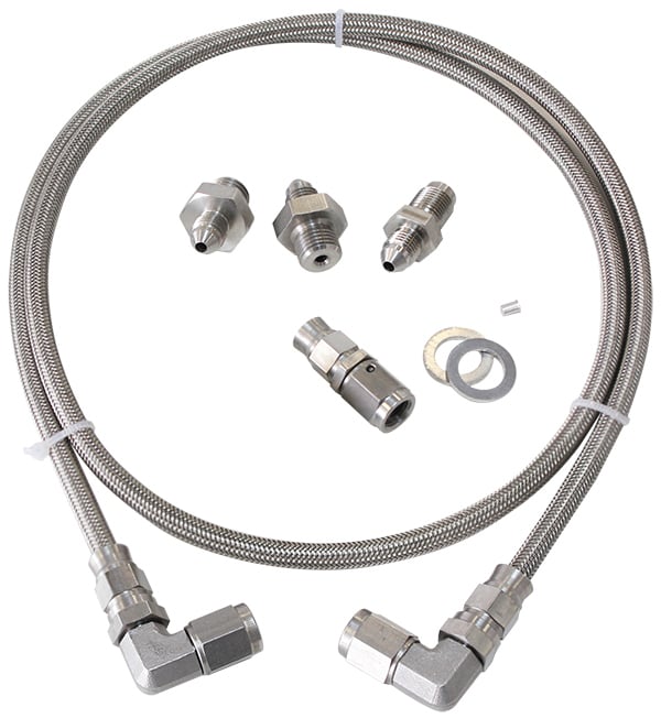 AEROFLOW UNIVERSAL TURBO OIL FEED LINE -3AN LINE KIT. 1 METER LONG - AF30-1004