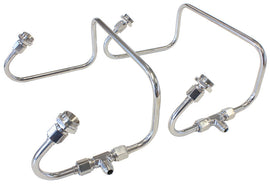 DUAL INLET FUEL LINE KIT SUIT 4150 HOLLEY CARB S/STEEL