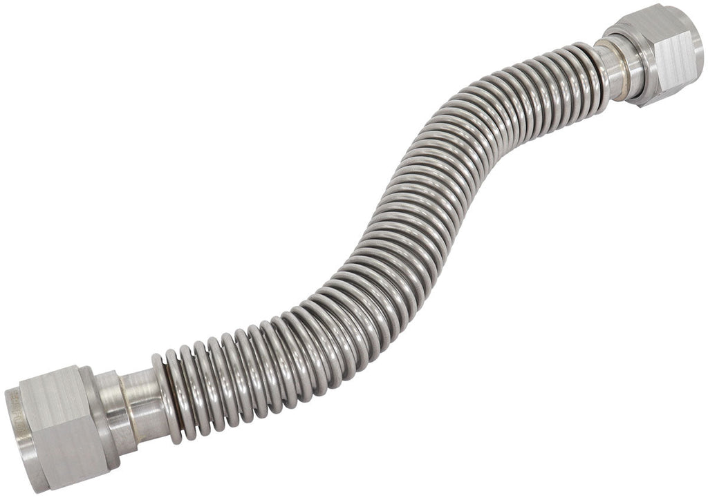 FLEXIBLE TURBO DRAIN HOSE S/S FEMALE 2 x -10AN 300MM LONG