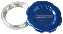 Load image into Gallery viewer, 2" WELD BUNG AND BLUE CAP LOW PROFILE FEMALE WELD-ON