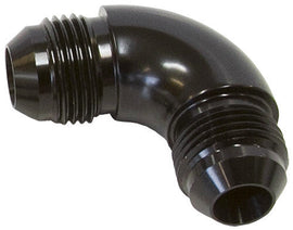 '-20AN 90 DEG MALE FLARE UNION BLACK FULL FLOW NO RESTRICTION