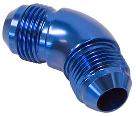 '-20AN 45 DEG MALE FLARE UNION BLUE FULL FLOW NO RESTRICTION