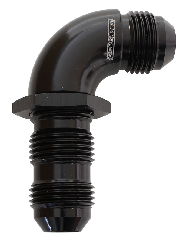 90 DEG BULKHEAD -20AN FUL FLOWBLACK NO RESTRICTION NUT SEPER