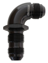 Load image into Gallery viewer, 90 DEG BULKHEAD -20AN FUL FLOWBLACK NO RESTRICTION NUT SEPER