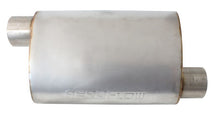 Load image into Gallery viewer, 3" CENTER / CENTER MUFFLER 13.75" LENGTH, 9.45" W, 5.3" H