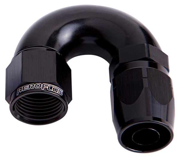 ALLOY 45 DEG HOSE END -16AN BLACK CUTTER STYLE FULL SWIVEL