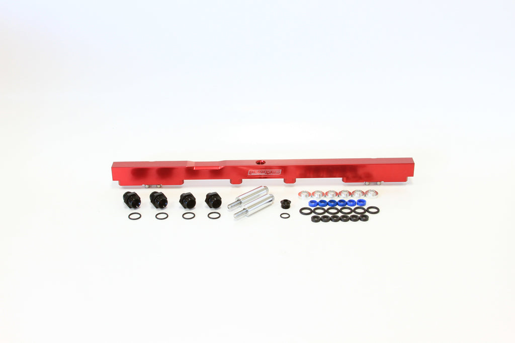 FUEL RAIL KIT SUIT TOYOTA 2JZSUITS 14MM INJECTORS RED