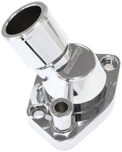 Load image into Gallery viewer, FORD SB WINDSOR 45 DEG SWIVEL CHROME THERMOSTAT HOUSING SBF Aeroflow - AF 64-2233C