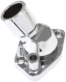 FORD SB WINDSOR 45 DEG SWIVEL CHROME THERMOSTAT HOUSING SBF Aeroflow - AF 64-2233C