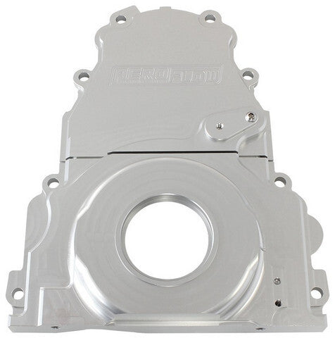 HOLDEN / CHEV LS BILLET 2 PIECTIMING COVER SILVER ANODISED