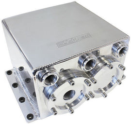 DUAL FUEL PUMP SURGE TANK POLISHED SUITS 2 X AF49-1014
