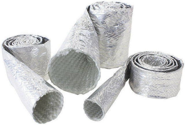 ALUMINISED SLEEVE 2-1/8-2-1/2"SILVER FINISH 3.7 meter / 12ft