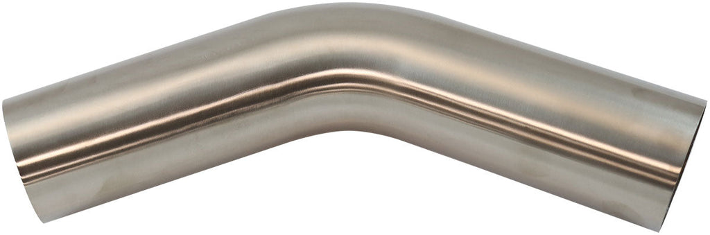 304 S/S BEND 45 DEG 3-1/2" O.D1.5MM (.059") 150mm / 6" LEG
