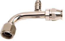Load image into Gallery viewer, '-10 A/C FITTING W/CHARGE 90DEGSTAINLESS
