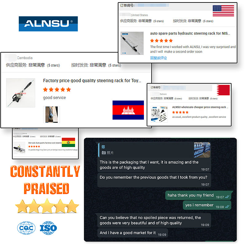ALNSU High Quality Hot Sell Hight Quality Auto Power Electric Steering Rack for Mitsubishi PAJERO L200 KH9W MR333500