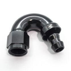 -10AN 150 DEG FULL FLOW PUSH LBLACK FULL FLOW PUSH LOCK