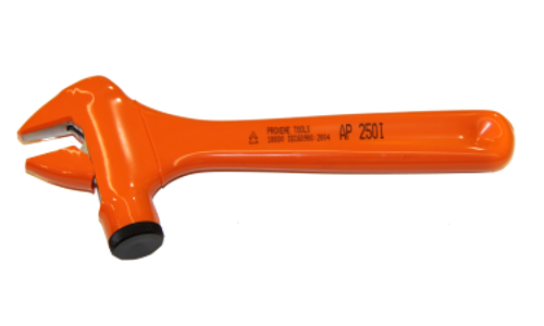 VDE Insulated Adjustable Wrench, 300mm (12")
