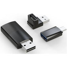 Load image into Gallery viewer, MINIX CP86 Wired Apple CarPlay to Wireless Connection Dongle Stick - 90 Degree USB-A Adapter and USB-A to USB-C Converter Included