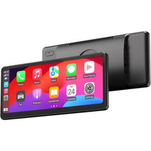 Load image into Gallery viewer, MINIX 8.9 Inch Portable Wireless Carplay and Android Auto HD 60FPS Touchscreen - Buit-in 1W Speaker, FM Transmitter, 3.5mm AUX output and Dual Bluetooth Connection - Magnetic Mount Included
