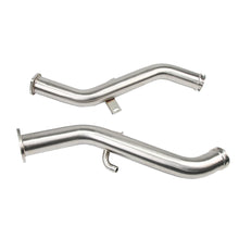 Load image into Gallery viewer, Infiniti Q50 2016-2024 Q60 2017-2022 Nissan Z 2023+ VR30DDTT 3.0T Stainless Exhaust Downpipe - Brushed