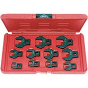 Load image into Gallery viewer, 3/8" Dr Crowsfoot Wrench Set 11pc 3/8 - 1"