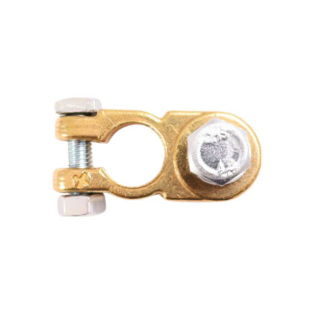 ICON HEAVY DUTY BATTERY TERMINAL M10 HEX BOLT CLAMP STYLE POSITIVE 1 PIECE - BT19-10POS
