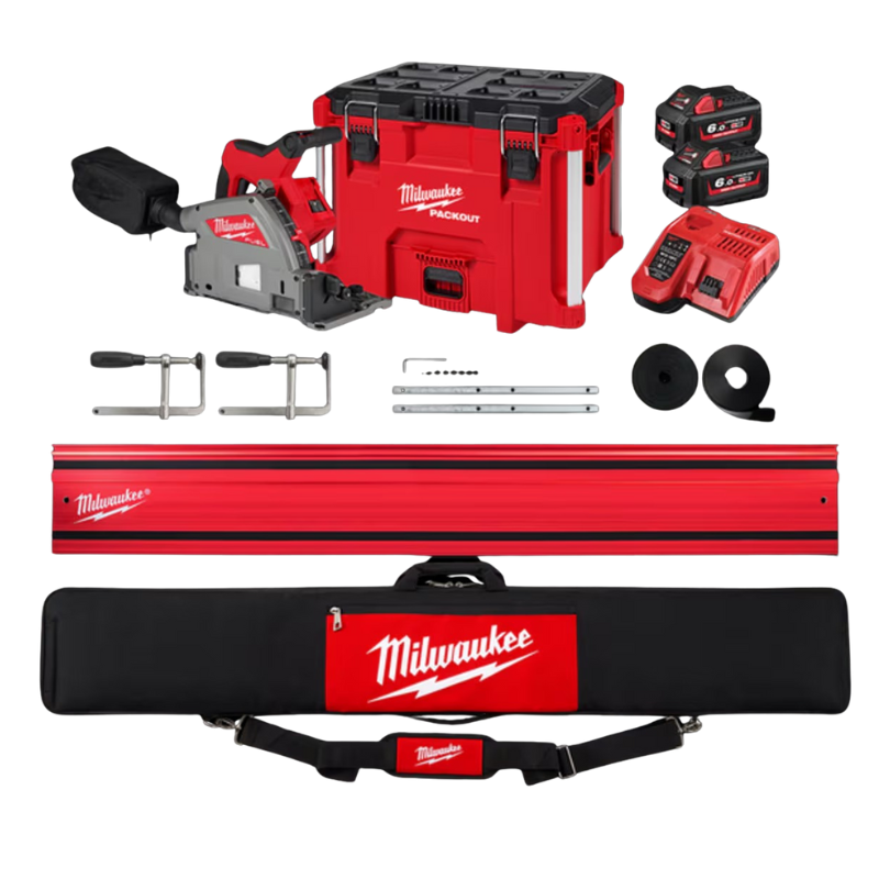 Milwaukee M18 FUEL 165mm Track Saw Kit with Dust Extraction