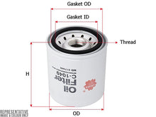 Load image into Gallery viewer, Oil Filter Use C-1032 C-1049