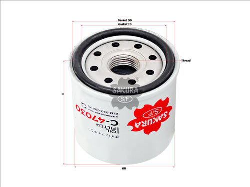 Oil Filter Fits Wco242Nm 90915-10009 C-47030