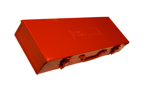 Red Metal Tool Case 240mm x 122mm x 70mm