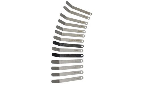 14 Piece Volvo / Mack Truck Offset Feeler Gauge Set