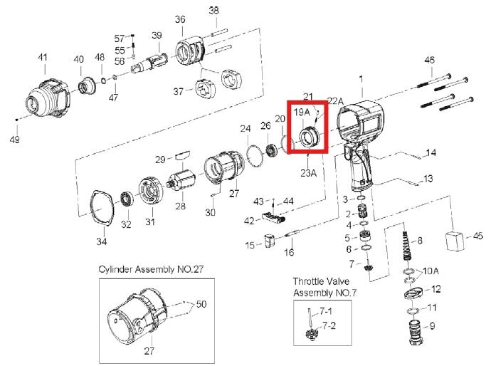 Reverse Valve Knob