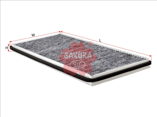 Cabin Filter Fits Rca135C Wacf0071 Carbon Activated Cac-30060